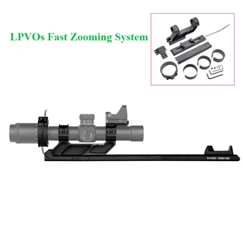 Тактическая Система Быстрого Масштабирования LPVOs Переключатель Оптического прицела 30-мм Трубка 1.93 