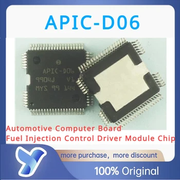 Оригинальная Новая Микросхема Модуля Драйвера системы управления впрыском топлива APIC-D06 APIC D06 QFP-64 Automotive Computer Board Chip Integrated Circuit