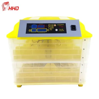 Полноавтоматический инкубатор HHD на 112 яиц вместимостью 12 В, Инкубаторная машина с цифровым контролем температуры, инкубатор для куриных перепелиных яиц