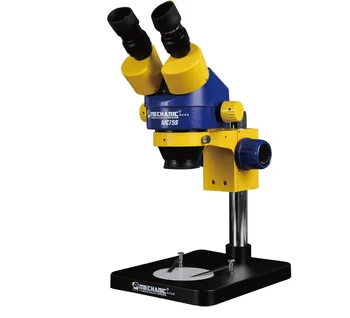Механический промышленный бинокулярный стереомикроскоп MC75S-B1 с двойным приводом высокой четкости, подходящий для обслуживания печатных плат мобильных телефонов