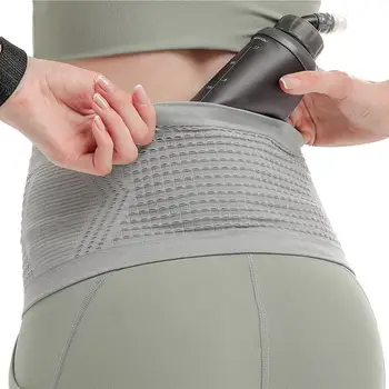 Поясная сумка для тренировок, поясные сумки для упражнений с открывающимся дизайном на 360 градусов, легкая эластичная поясная сумка для тренировок без отскока