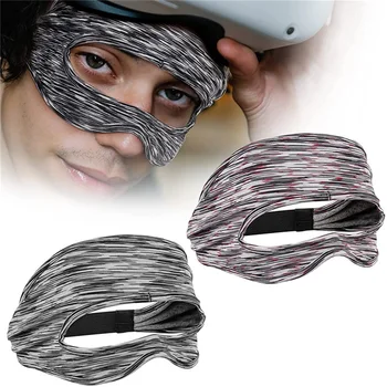 Новые 8 VR-масок для глаз, эластичная лента контрастного цвета, Дышащая повязка на голову, впитывающая пот, Нескользящая маска для глаз