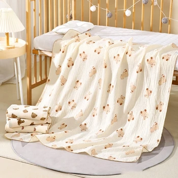 Портативное детское пеленальное одеяло унисекс нейтральный подарок для получения одеяла