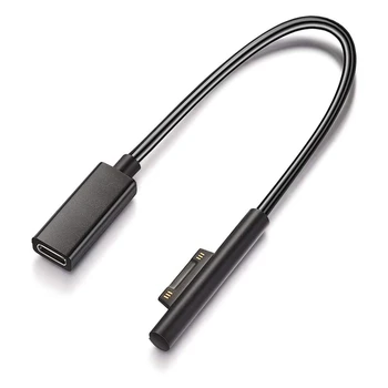 Кабель для зарядки Surface Connect к USB-C Совместим с Surface Pro7 Go2 Pro6 5/4/3 Laptop1 / 2 / 3 и Surface Book