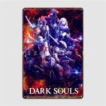 Плакат Dark Souls Металлические Таблички С Надписью Customize Club Bar Wall pub Жестяные Вывески Плакатов