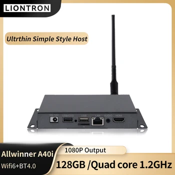 Брандмауэр Liontron Mini PC DDR4 6 USB HDMI Wifi Bluetooth Промышленный Безвентиляторный ПК Barebone Эффективное Охлаждение