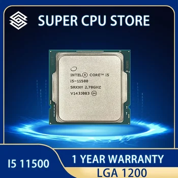 Б/у процессор Intel Core i5-11500 i5 11500 2,7 ГГц шестиядерный двенадцатипоточный процессор L3 = 12M 65 Вт LGA 1200