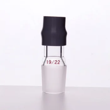 Соединитель термометра SYNTHWARE с резиновой втулкой внутреннего диаметра 7 мм, 19/22, Боросиликатное стекло, A451922
