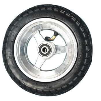 8X2.00-5 Бескамерное колесо DIY 8X2.00-5 Вакуумное колесо со ступицей из сплава для электрического взрослого скутера KUGOO S1 S3