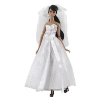 LX165 красивое кружевное свадебное платье, одежда, подарки для ваших кукол 1/6 babi xinyi fr fr2 mizi Mengfan