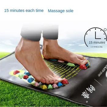 Доска для шиацу Прочная и практичная Массажная подушка для снятия боли, для массажа ног, нескользящая