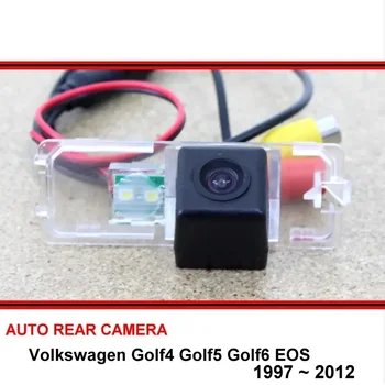 Для Volkswagen Golf4 Golf5 Golf6 Golf 4 5 6 EOS Парковка Заднего Вида Автомобиля Обратная Резервная Камера Заднего Вида HD CCD Ночного Видения