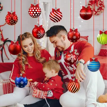 Декоративная праздничная подвеска, Подвеска в виде Рождественской елки, Красочные рождественские шары, украшение для подвешивания конфет, Праздничная вечеринка на Рождество
