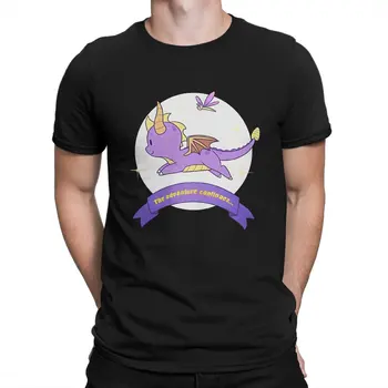Приключения продолжаются, мужская футболка Spyro, топы с круглым вырезом, футболка из 100% хлопка, юмористическая идея подарка высшего качества