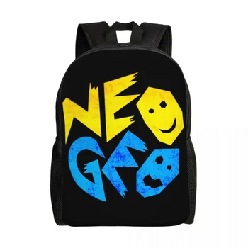 Персонализированная аркадная игра Рюкзак с логотипом Neo Geo Женский Мужской Модный рюкзак для колледжа Школьные сумки