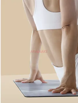 Подставка для головы для йоги с перевернутой поверхностью, нескользящая, из натурального каучука, мини-портативная подставка для рук и плеч, коврик для медитации