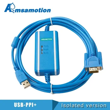 Кабель для программирования ПЛК USB-PPI Адаптер USB-RS485 для Siemens S7-200 PLC Кабель для загрузки USB PPI