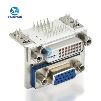 1 разъем DVI + VGA HDR15 от VGA до DVI/24 + 1 контактный разъем VGA-преобразователь VGA15 разъем HDR15 3,08 мм