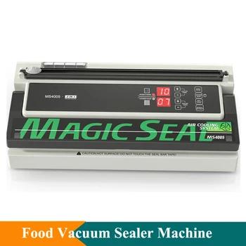 MAGIC SEAL MS4005 Машина для вакуумного упаковывания пищевых продуктов В автоматическом и ручном режимах, бытовой вакуумный упаковщик с двойным управлением.