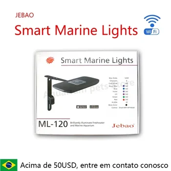 Jebao aquarium seawater light ML-60 120 light коралловый высокомощный одиночный свет двойной свет полный спектр светодиодного пульта дистанционного управления WIFI light