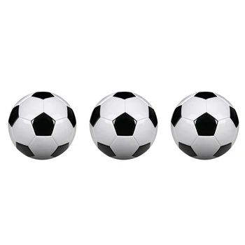 Профессиональные тренировочные футбольные мячи 3X Размера 5 из искусственной кожи, черные, белые Футбольные мячи, Тренировочные мячи для команды вратарей.