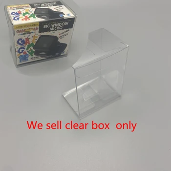 10шт Прозрачная коробка для Sega Для ИГРОВОГО ОБОРУДОВАНИЯ Большое ОКНО Micro GG Дисплей коробка для хранения домашних ЖИВОТНЫХ защитная коробка