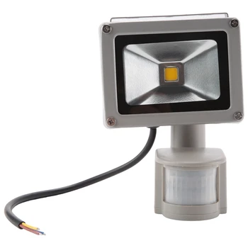 Теплый белый светодиодный прожектор Spotlight Spotlight Прожектор со светодиодной подсветкой и датчиком движения PIR (10 Вт)