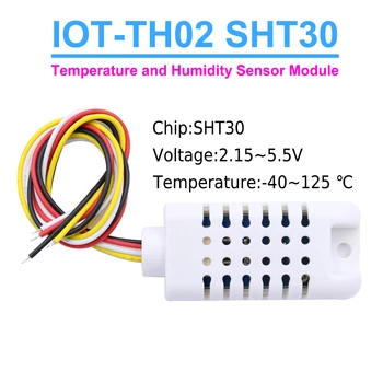 Модуль цифрового датчика температуры и влажности IIC I2C IOT-TH02 SHT30 Заменяет зонд SHT10 SHT11 для Arduino STM32