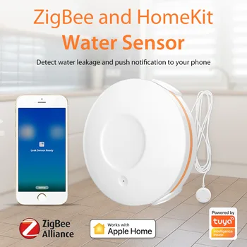 Интеллектуальный детектор перелива NEO Apple HomeKit и ZigBee, погружной датчик полного уровня воды Sensilla
