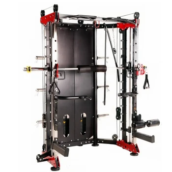 Многофункциональный тренажер Cable Crossover All In One Gym Smith Machine Power Cage Стойка для приседаний, тренажеры для поднятия тяжестей