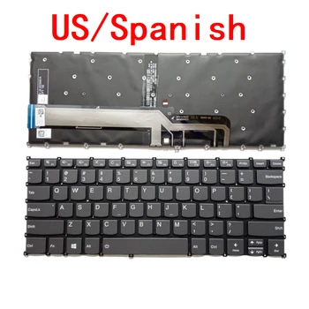 Новая Клавиатура для Ноутбука с подсветкой на американском испанском Языке для Lenovo IdeaPad S540-14IWL S540-14IML Air 14 2019 yoga 340-14 340S-14