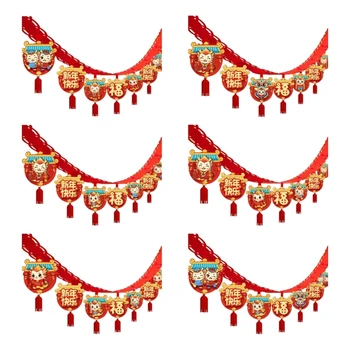 367A Элегантный китайский декор, водонепроницаемые Декоративные Аксессуары для празднования Нового года и Дня рождения