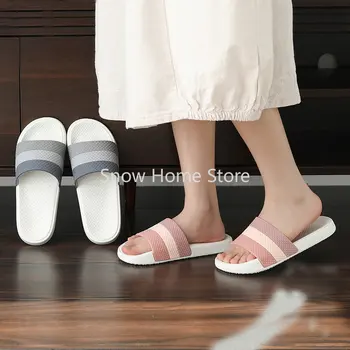 Легкие мужские и женские тапочки EVA, Летние домашние тапочки для ванн для ног в помещении и на улице, простые гостиничные тапочки с мягкой подошвой