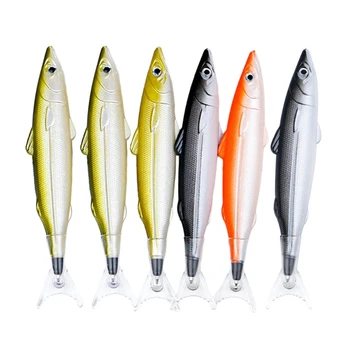 6 Упаковок ручек Шариковая ручка для рыбалки, Рыболовная ручка, ручка в форме рыбки, Подарочные Креативные Канцелярские принадлежности, Канцелярские принадлежности