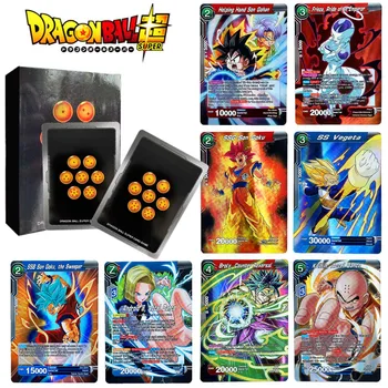 Карты Dragon Ball Shiny Son Goku Super Saiyan Серии Signature Game Card Классическая Коллекция Игрушек Goku Game Collection Card