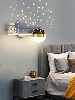 Интернет-знаменитость, Роскошный настенный светильник, Прикроватная лампа для спальни, Минималистичная Современная гостиная, Телевизионная фоновая стена