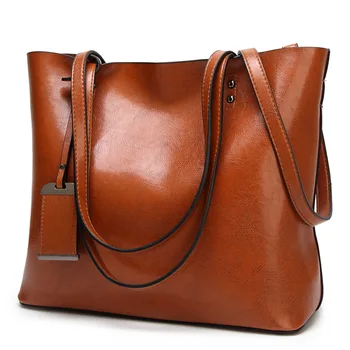Сумки через плечо большой емкости для 2023 года, роскошные сумки, женские сумки, дизайнерская кожаная сумка на молнии из масла и воска, сумка-мешок, большая женская сумка