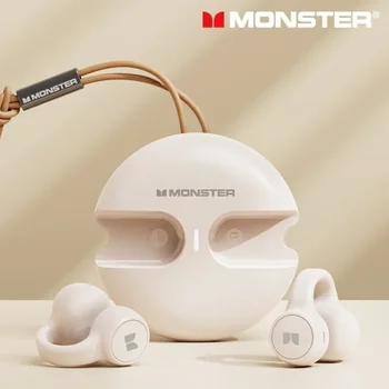 Оригинальный Monster XKT21 Беспроводная гарнитура Bluetooth V5.3 с сенсорным управлением HD-вызовом, игровые наушники с объемным стереонаушником, наушники-крючки для ушей
