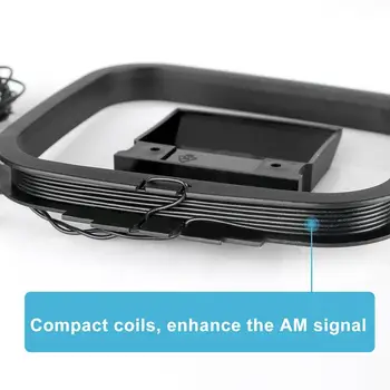 Петлевая антенна Mini AM Radio, антенна для приема радиосигнала, подходит для разъема аудиоприемника Sony Sharp Hi-Fi