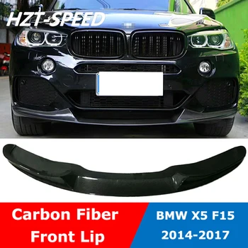 Спойлер переднего бампера в стиле F15 MP из углеродного волокна для модификации BMW X5 MT 2014-2017