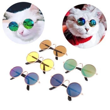 Модные солнцезащитные очки для маленьких домашних животных, очки для собак, кошек, средства для ухода за глазами, очки для щенков, кошек, Классный реквизит для фотографий, забавные товары для домашних животных