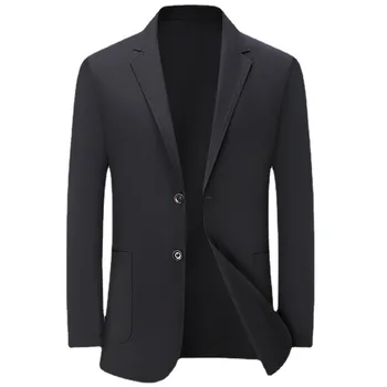 2875-R-Мужской костюм в полоску, весенняя новинка, однобортное пальто West, деловой тонкий повседневный костюм, корейская версия мужского костюма small suit