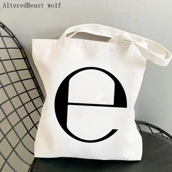 Женская сумка для покупок Ecco2k, сумка с принтом, женская сумка для покупок, Холщовая сумка для покупок, женская сумка-тоут, женская сумка на плечо